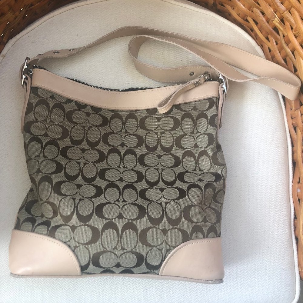 Coach Signature Crossbody Messenger Bag